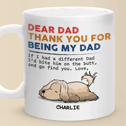 Custom Photo My Pet Runs The House, I Just Pay The Bills - Dog & Cat Personalized Custom Mug - Gift For Pet Owners, Pet Lovers