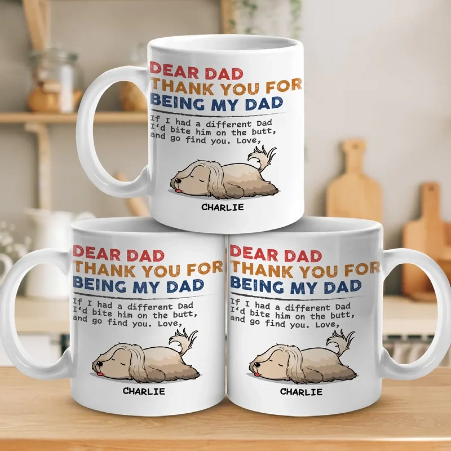 Custom Photo My Pet Runs The House, I Just Pay The Bills - Dog & Cat Personalized Custom Mug - Gift For Pet Owners, Pet Lovers