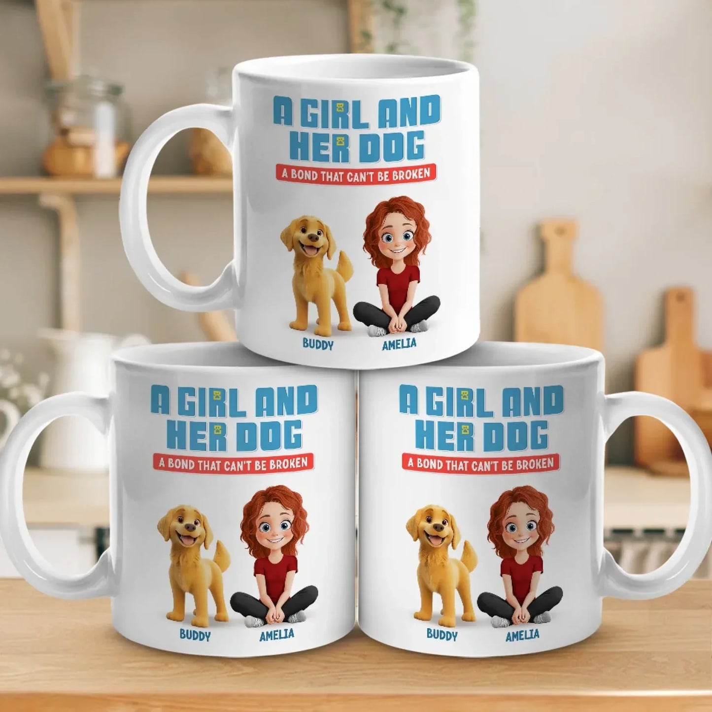 Can't Resist Licking My Favorite Human - Dog Personalized Custom Mug - Gift For Pet Owners, Pet Lovers