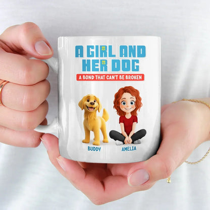 Can't Resist Licking My Favorite Human - Dog Personalized Custom Mug - Gift For Pet Owners, Pet Lovers