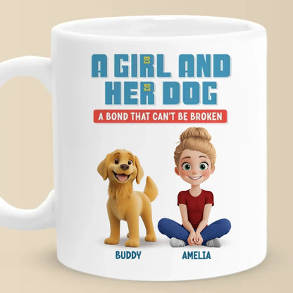 Can't Resist Licking My Favorite Human - Dog Personalized Custom Mug - Gift For Pet Owners, Pet Lovers