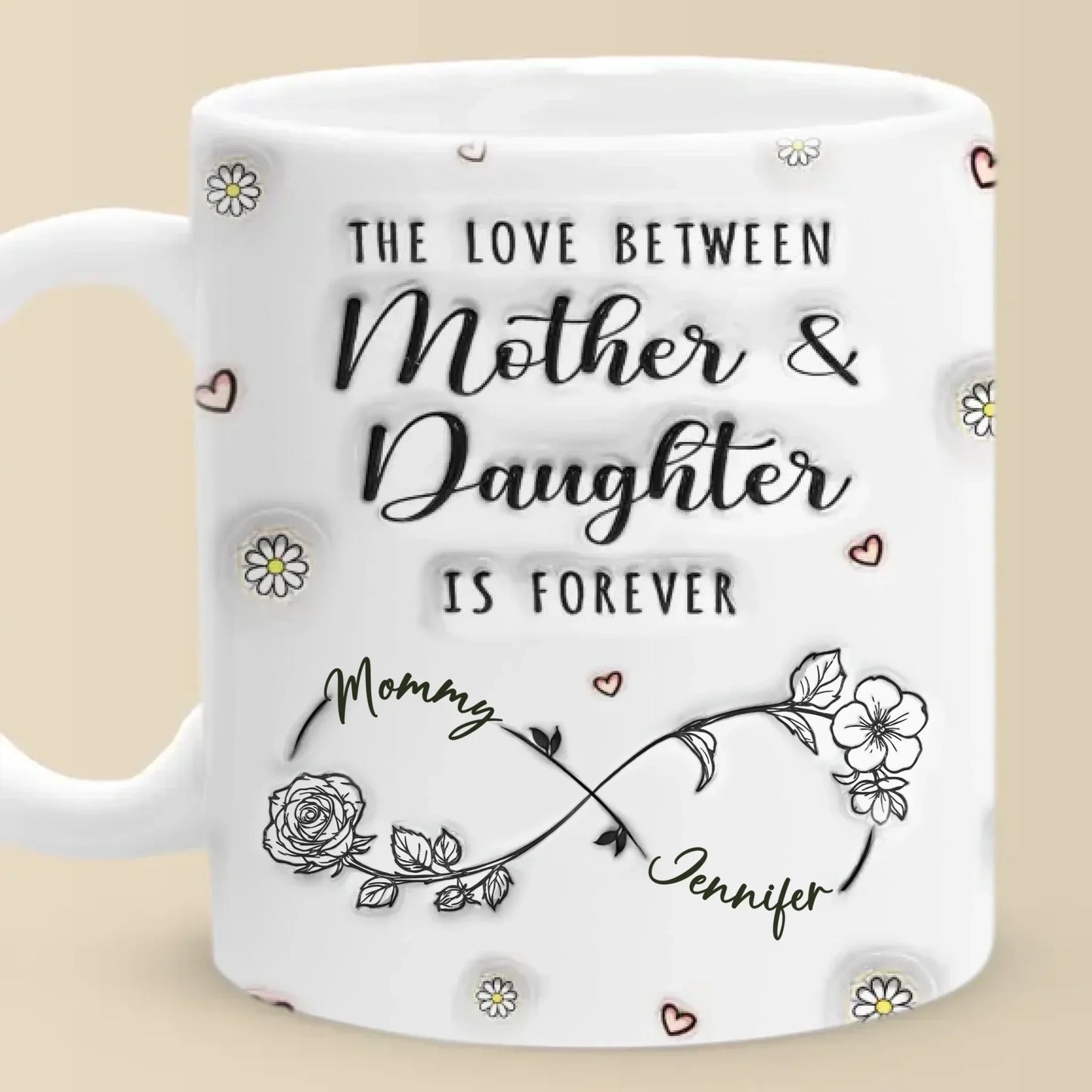 Love Woven Together - Family Personalized Custom 3D Inflated Effect Printed Mug - Mother's Day, Gift For Mom, Daughter
