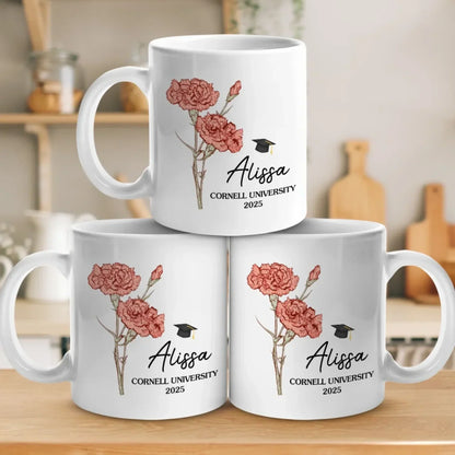 Dream Big, Work Hard, Stay Focused - Family Personalized Custom Mug - Graduation Gift For Family Members, Siblings, Brothers, Sisters