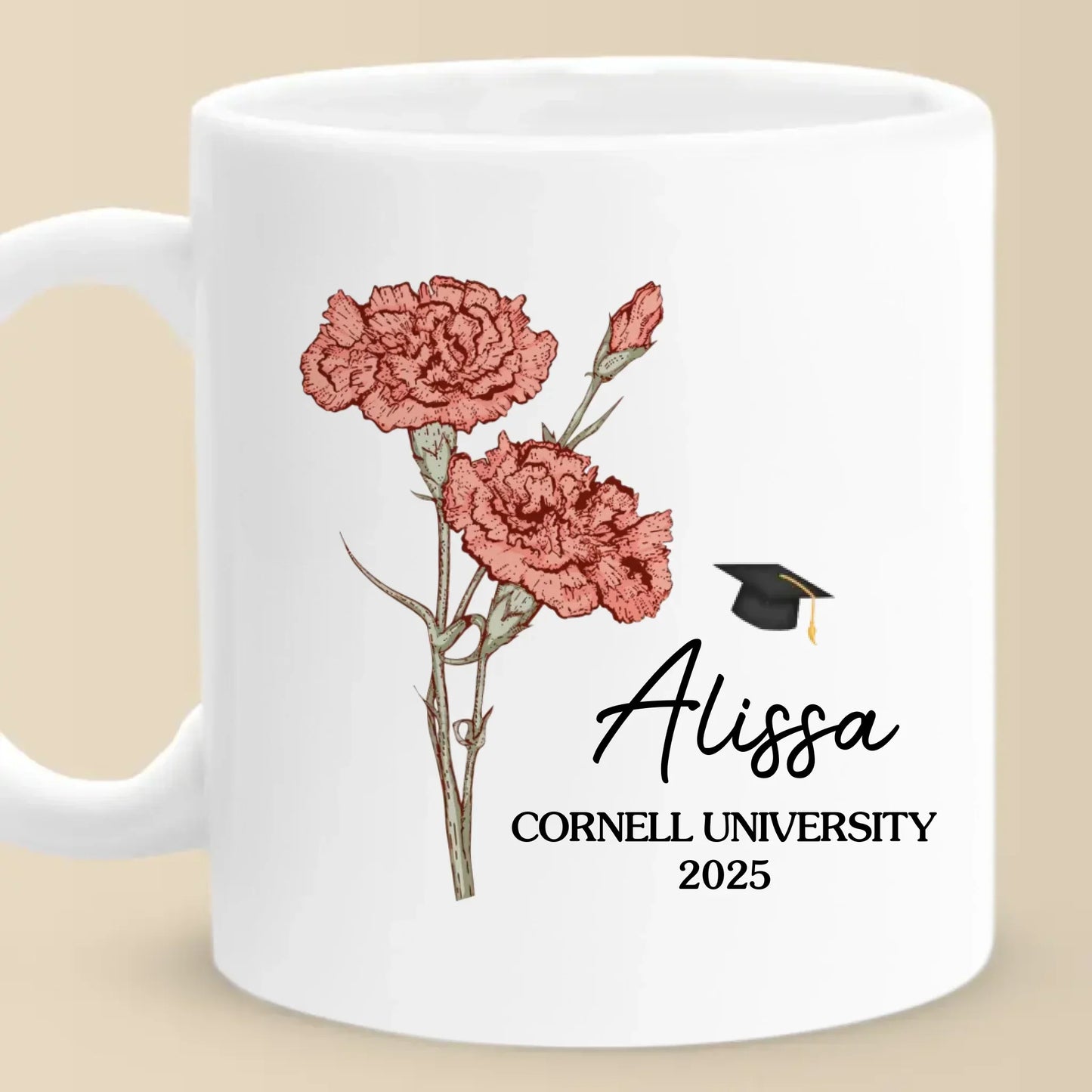 Dream Big, Work Hard, Stay Focused - Family Personalized Custom Mug - Graduation Gift For Family Members, Siblings, Brothers, Sisters