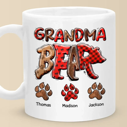 Grandma's Love Is Unbearable - Family Personalized Custom Mug - Mother's Day, Gift For Mom, Grandma