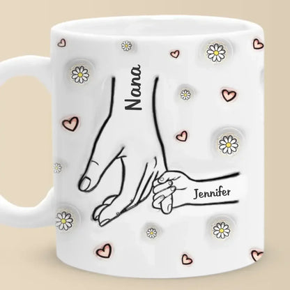 Mom, You Make Us Whole - Family Personalized Custom 3D Inflated Effect Printed Mug - Mother's Day, Gift For Mom, Grandma