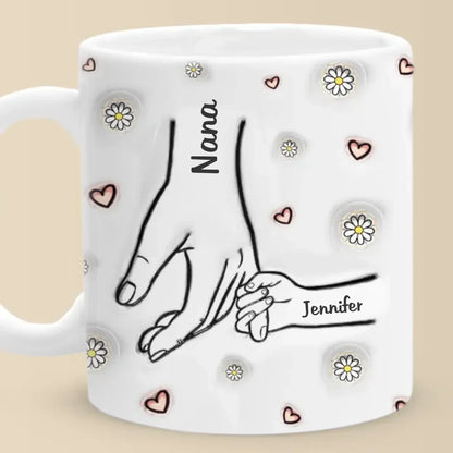 Mom, You Make Us Whole - Family Personalized Custom 3D Inflated Effect Printed Mug - Mother's Day, Gift For Mom, Grandma