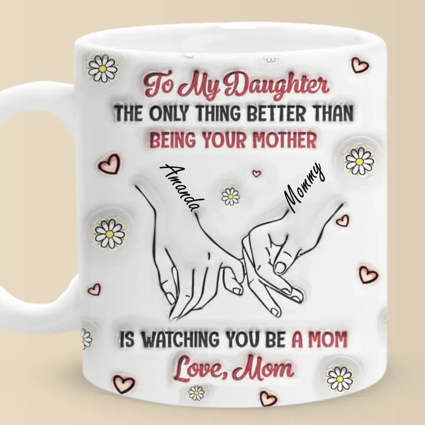 Your Love Is My Guide - Family Personalized Custom 3D Inflated Effect Printed Mug - Mother's Day, Gift For Mom, Grandma