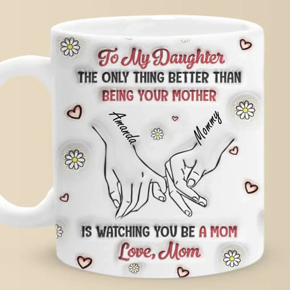 Your Love Is My Guide - Family Personalized Custom 3D Inflated Effect Printed Mug - Mother's Day, Gift For Mom, Grandma