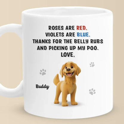 Life's Better With Muddy Paws - Dog Personalized Custom Mug - Gift For Pet Owners, Pet Lovers