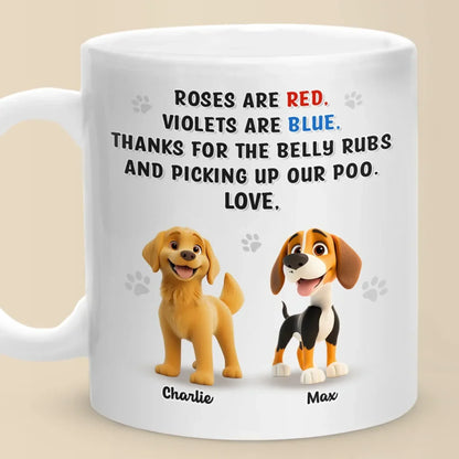 Life's Better With Muddy Paws - Dog Personalized Custom Mug - Gift For Pet Owners, Pet Lovers