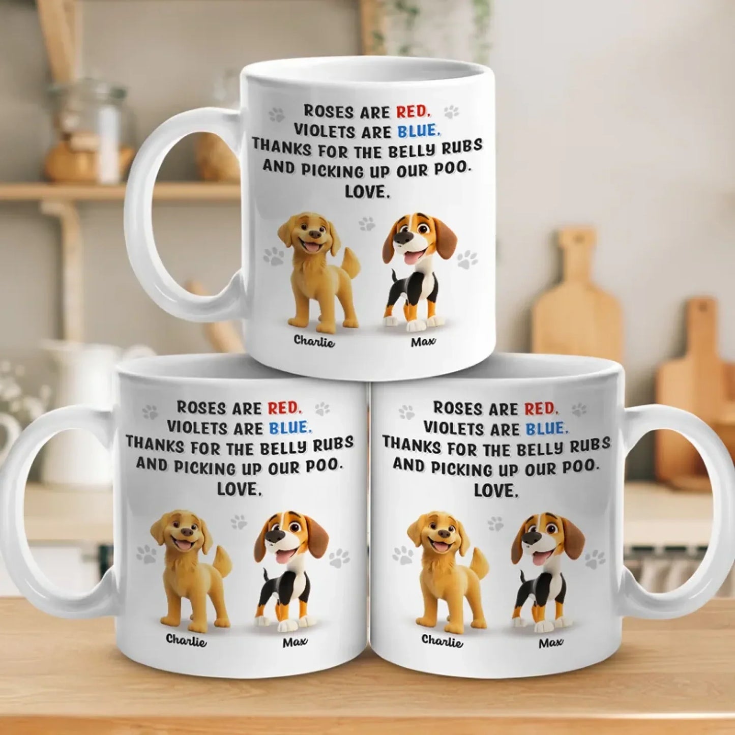 Life's Better With Muddy Paws - Dog Personalized Custom Mug - Gift For Pet Owners, Pet Lovers