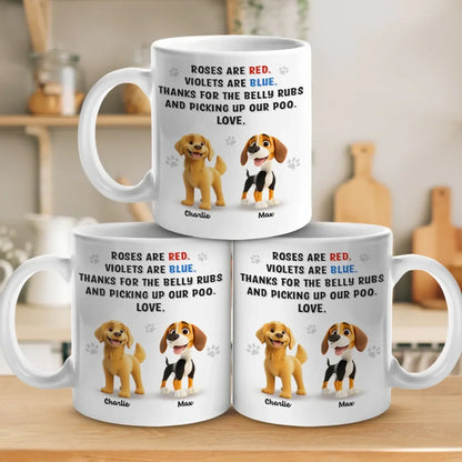 Life's Better With Muddy Paws - Dog Personalized Custom Mug - Gift For Pet Owners, Pet Lovers