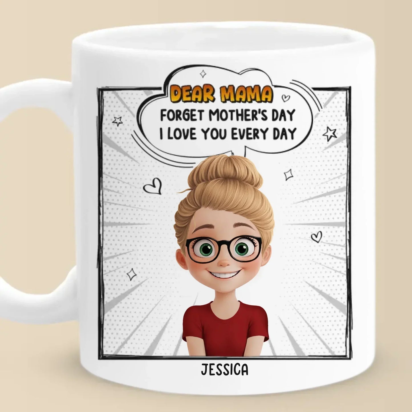 We Love You More Than Brunch And Hugs Combined - Family Personalized Custom Mug - Mother's Day, Gift For Mom, Grandma