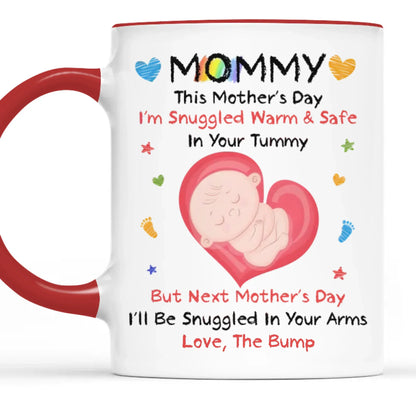 Mommy, You're My First Home - Family Personalized Custom Mug - Mother's Day, Baby Shower Gift, Gift For First Mom, Newborn Baby