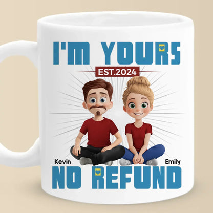 In Your Arms, I'm Home - Couple Personalized Custom Mug - Gift For Husband Wife, Anniversary
