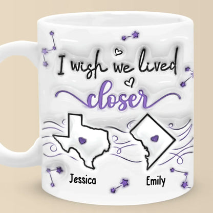 A True Friend Is One Soul In Two Bodies - Bestie Personalized Custom 3D Inflated Effect Printed Mug - New Arrival, Christmas Gift For Best Friends, BFF, Sisters AMZ