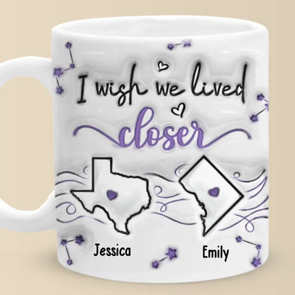 A True Friend Is One Soul In Two Bodies - Bestie Personalized Custom 3D Inflated Effect Printed Mug - New Arrival, Christmas Gift For Best Friends, BFF, Sisters AMZ