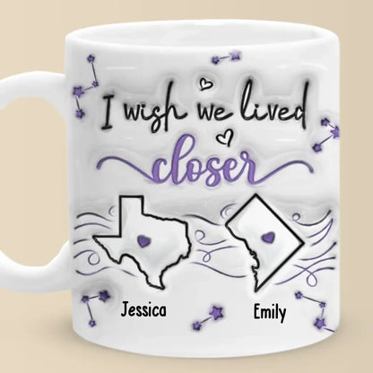 A True Friend Is One Soul In Two Bodies - Bestie Personalized Custom 3D Inflated Effect Printed Mug - New Arrival, Christmas Gift For Best Friends, BFF, Sisters AMZ