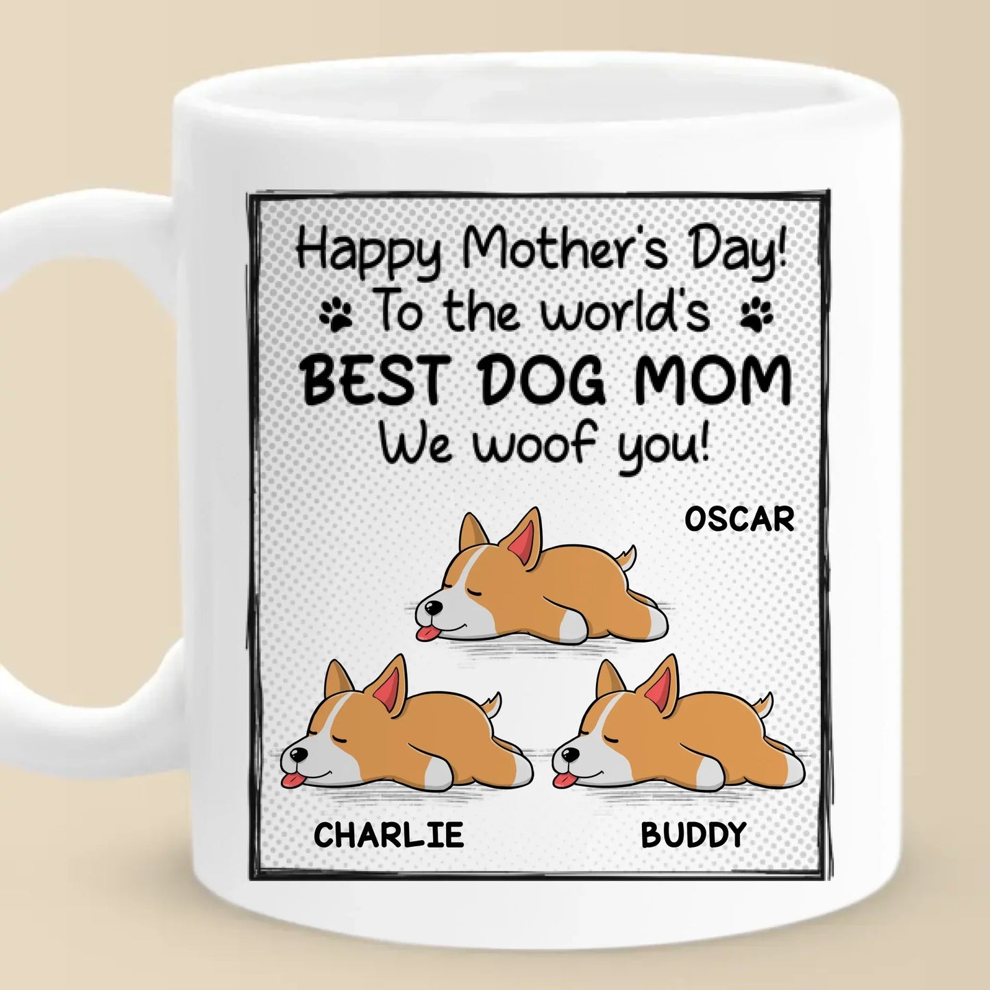 Custom Photo You're Pawsitively The Best, Mom - Dog & Cat Personalized Custom Mug - Father's Day, Mother's Day, Gift For Pet Owners, Pet Lovers