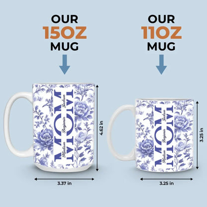 Family First, Always - Family Personalized Custom Mug - Mother's Day, Gift For Mom, Grandma