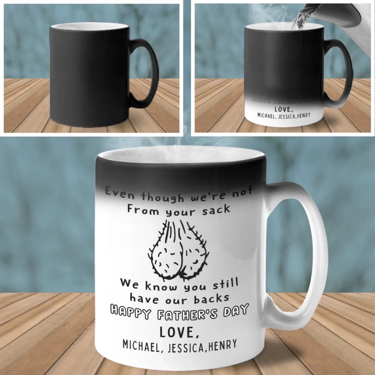 You're The Best Dad We Could Ever See - Family Personalized Custom Color Changing Mug - Father's Day, Gift For Dad