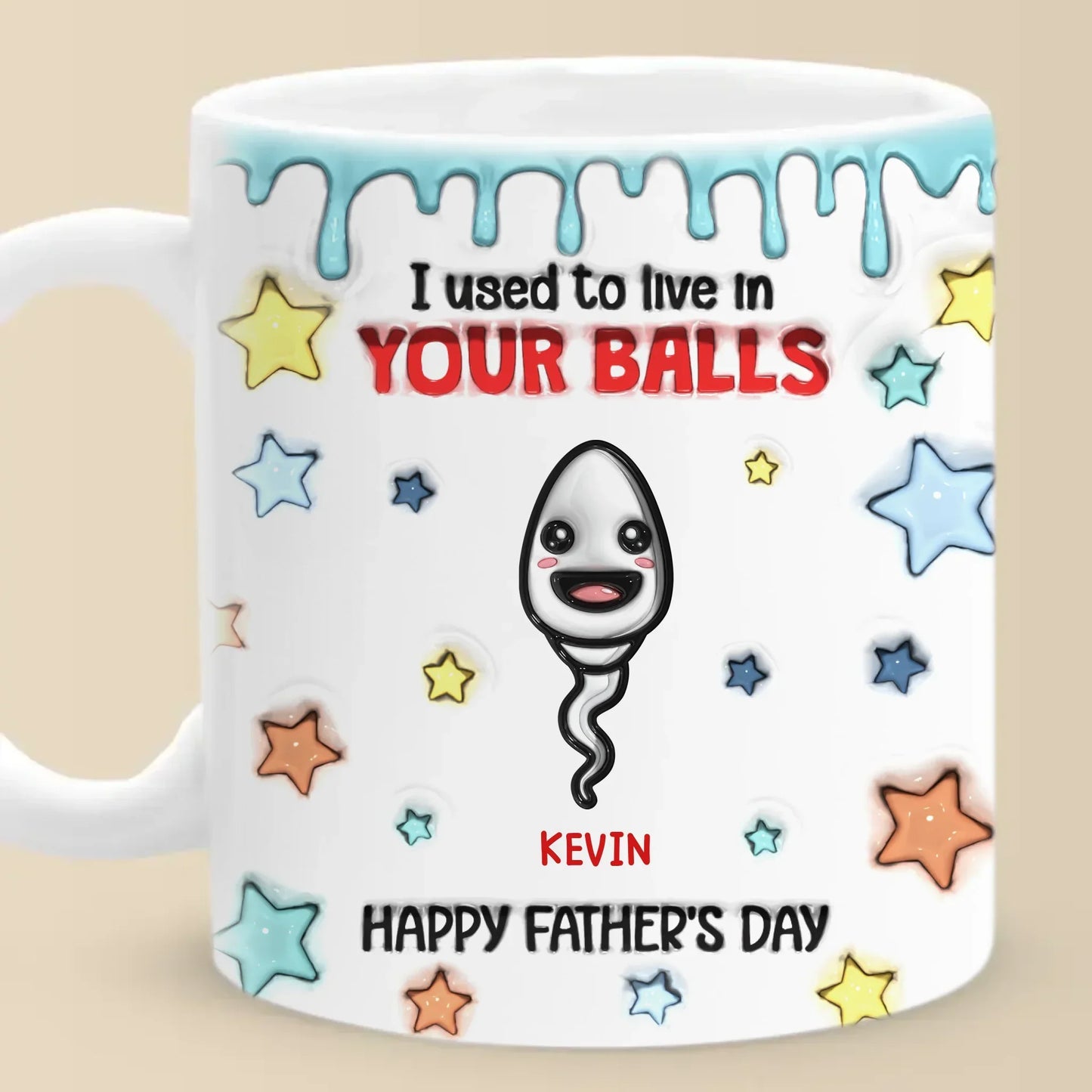 We're Your Best Swimmers - Family Personalized Custom 3D Inflated Effect Printed Mug - Father's Day, Gift For Dad, Grandpa