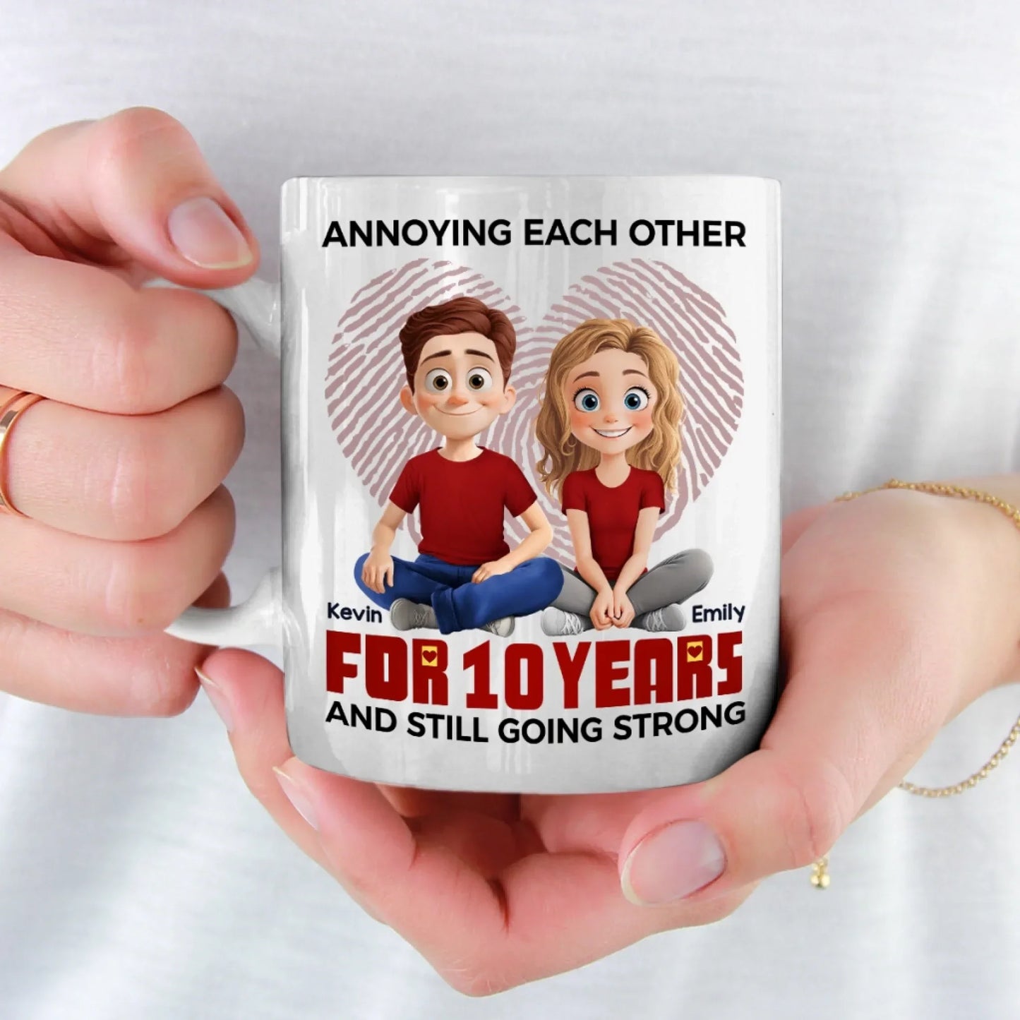 Annoying You Is My Love Language - Couple Personalized Custom Mug - Gift For Husband Wife, Anniversary
