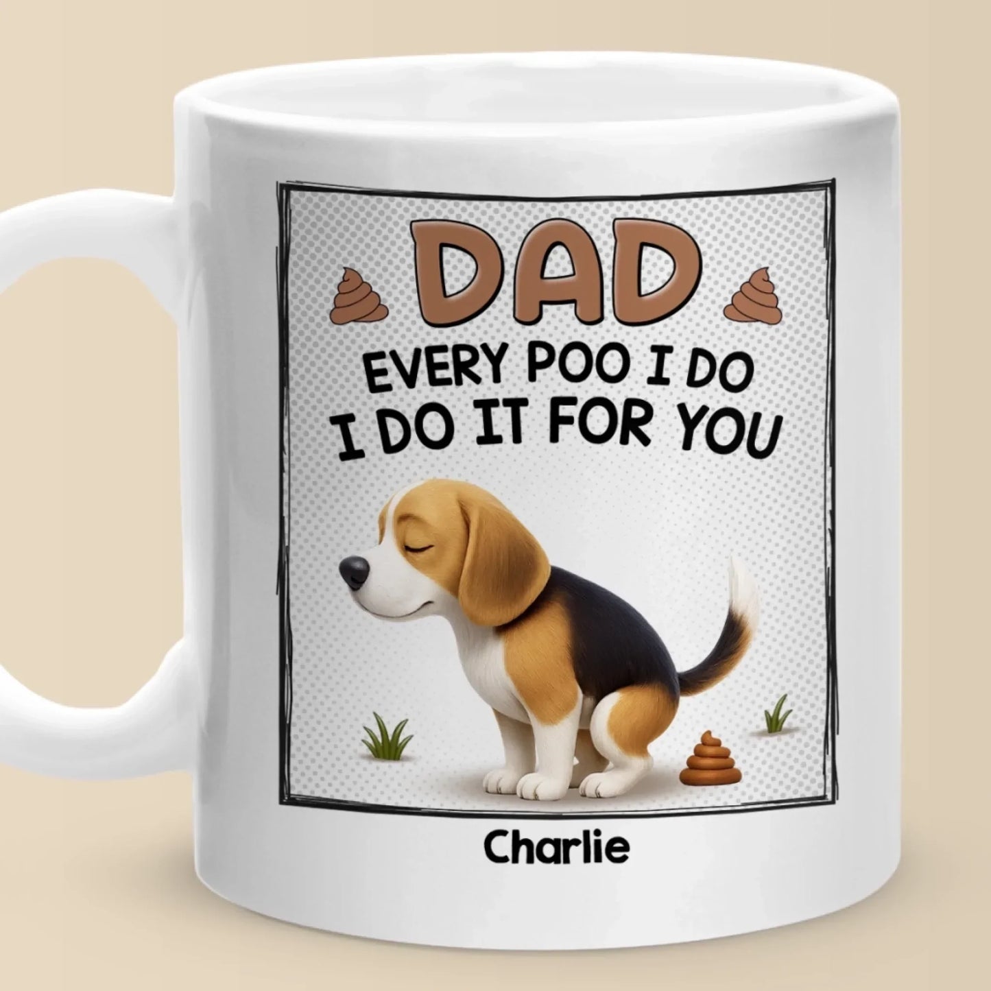 Keeping You Active, One Walk At A Time - Dog Personalized Custom Mug - Father's Day, Gift For Pet Owners, Pet Lovers