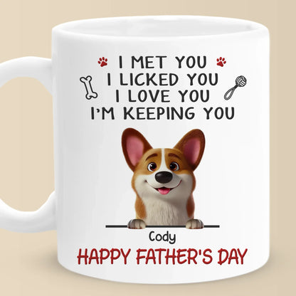 Life's Adventure Buddy - Dog Personalized Custom Mug - Father's Day, Gift For Pet Owners, Pet Lovers