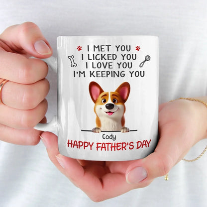 Life's Adventure Buddy - Dog Personalized Custom Mug - Father's Day, Gift For Pet Owners, Pet Lovers