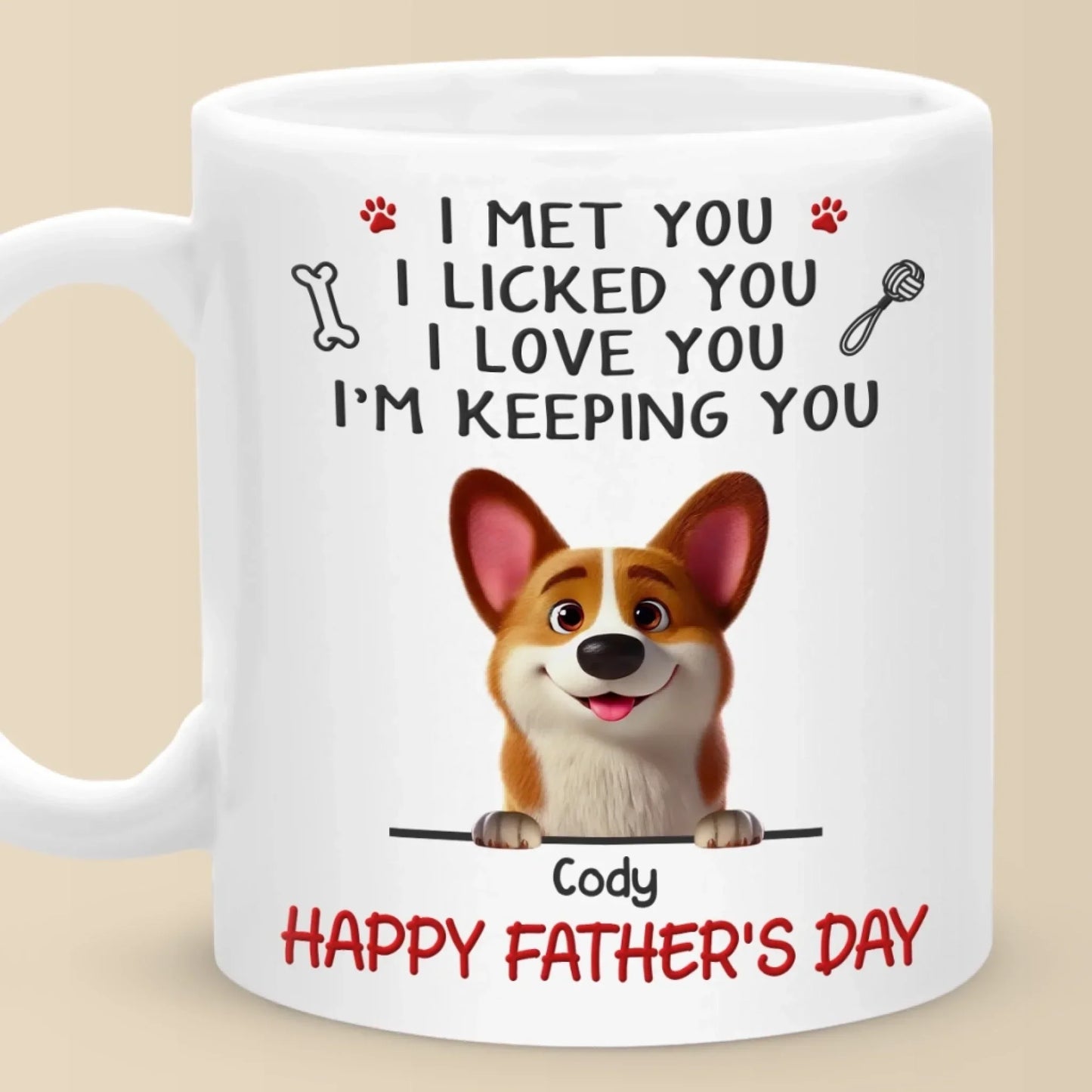 Life's Adventure Buddy - Dog Personalized Custom Mug - Father's Day, Gift For Pet Owners, Pet Lovers