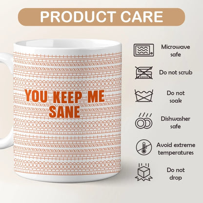 My Peace Of Mind - Friend Mug - Gift For Best Friends, Sisters, Family Members, Coworkers