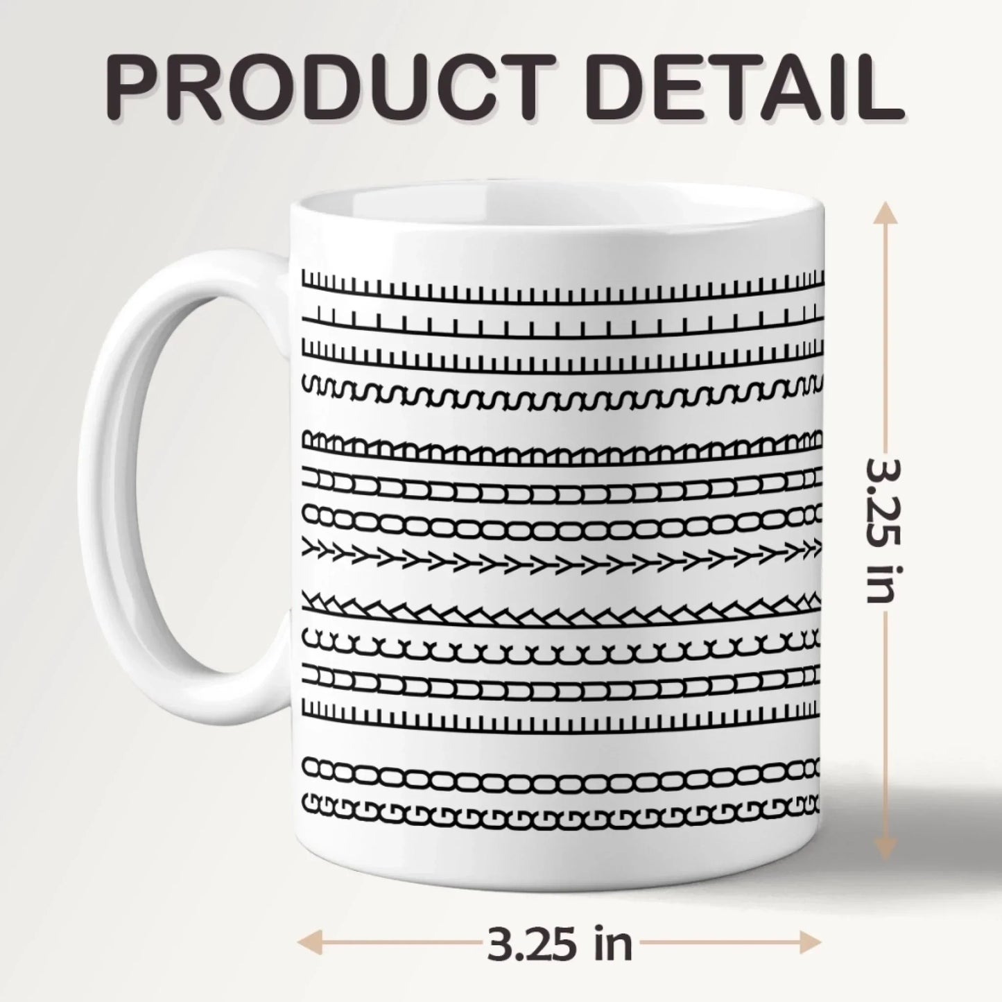 Perfect Lines, Perfect Vibes - Friend Mug - Gift For Best Friends, Sisters, Family Members, Coworkers