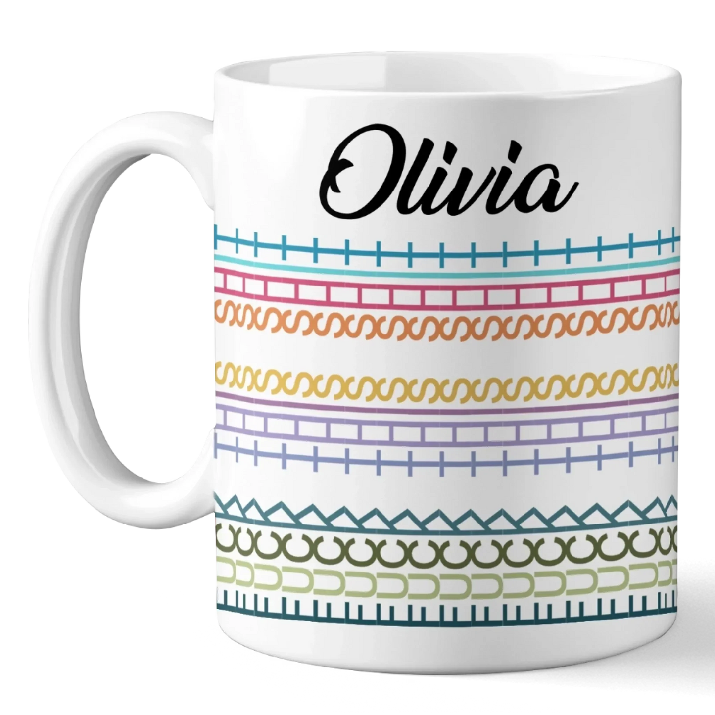 Patchwork Of Passion - Friend Personalized Custom Hidden Message Mug - Gift For Best Friends, Sisters, Family Members, Coworkers