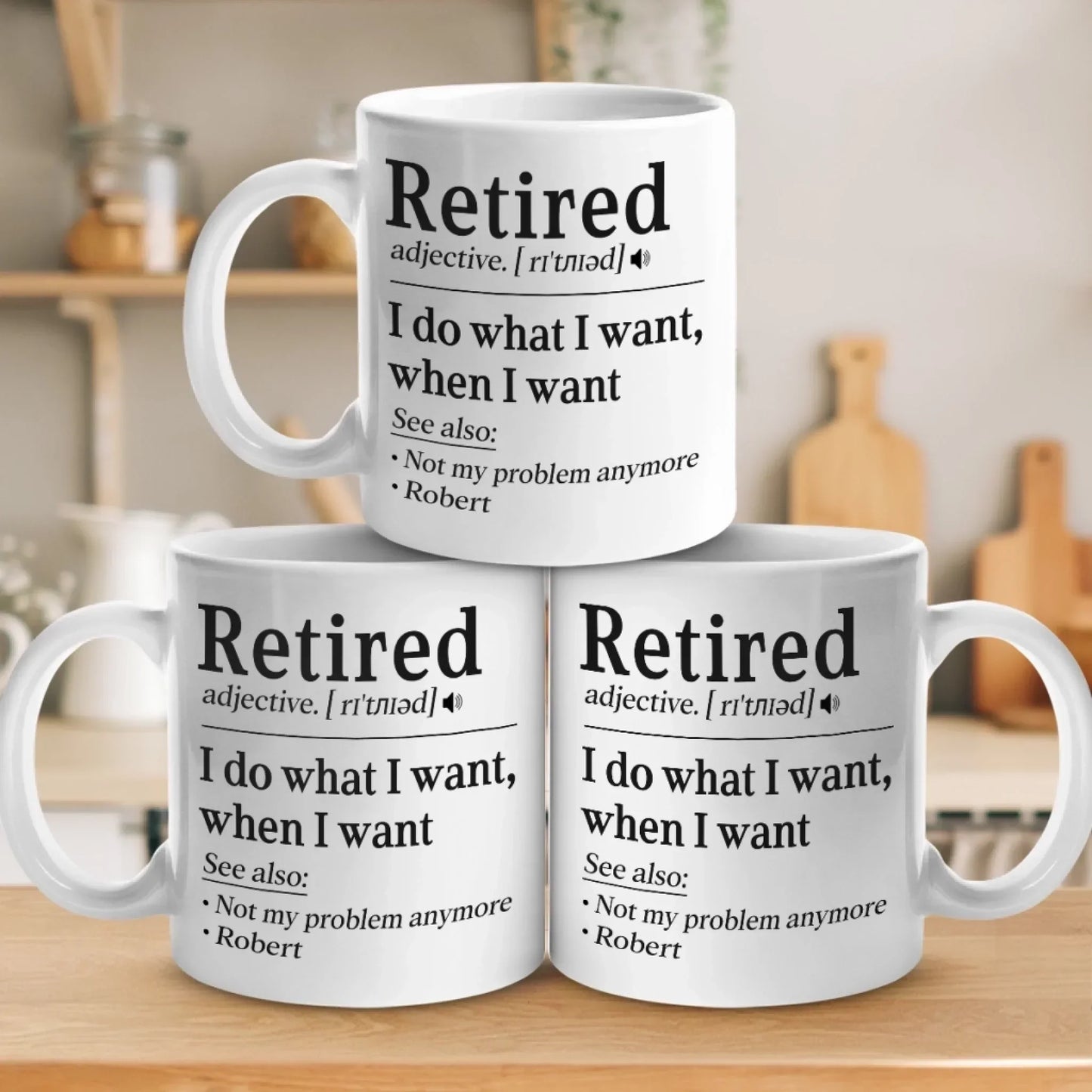 Not My Problem Anymore - Coworker Personalized Custom Mug - Appreciation, Retirement Gift For Coworkers, Work Friends, Colleagues