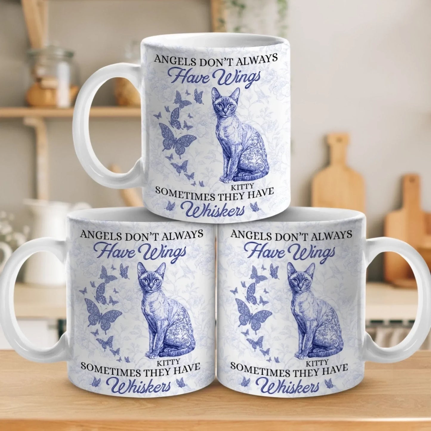 Some Angels Choose Fur Over Wings - Memorial Personalized Custom Mug - Sympathy Gift For Pet Owners, Pet Lovers
