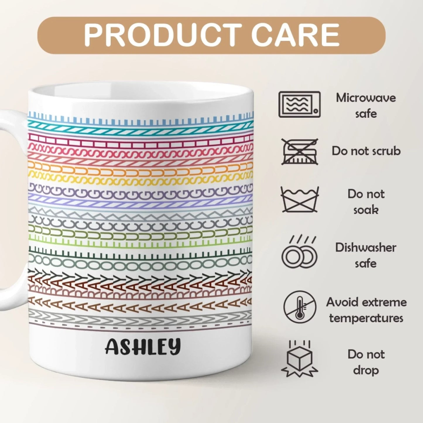 Custom Hidden Message Mug - Personalized Funny Gifts For Best Friends, Family, Coworker, Work Bestie - Sipping In Style