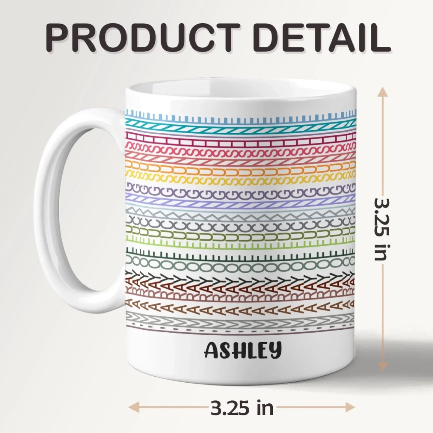 Custom Hidden Message Mug - Personalized Funny Gifts For Best Friends, Family, Coworker, Work Bestie - Sipping In Style