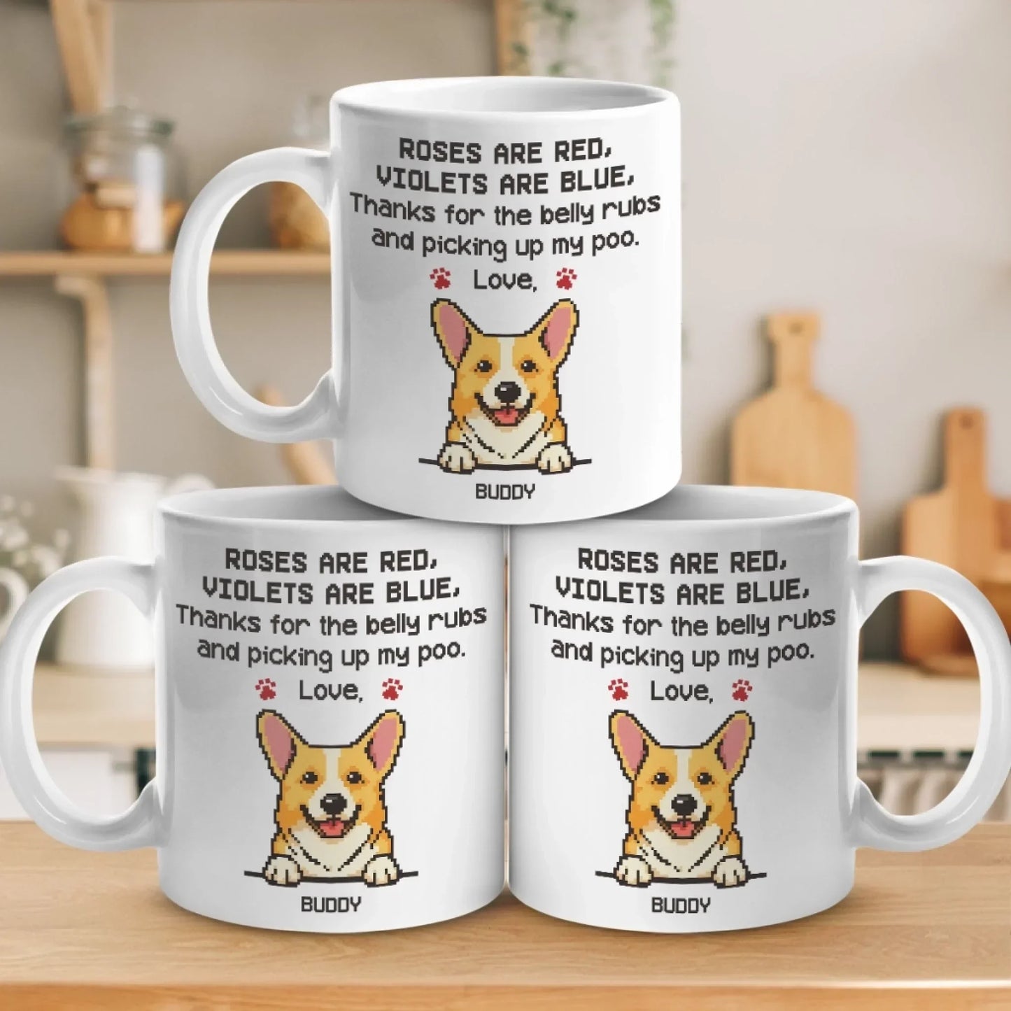 Custom Mug - Personalized Birthday Gifts For Dog Lovers, Dog Dad And Mom - Raising Spirits, Wagging Tails