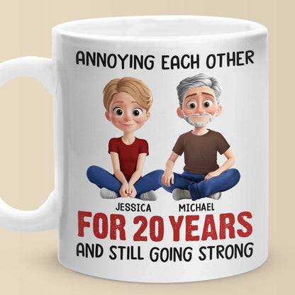 Custom Mug - Personalized Anniversary Wedding Gifts For Husband And Wife, Him And Her - Still Tolerating Each Other