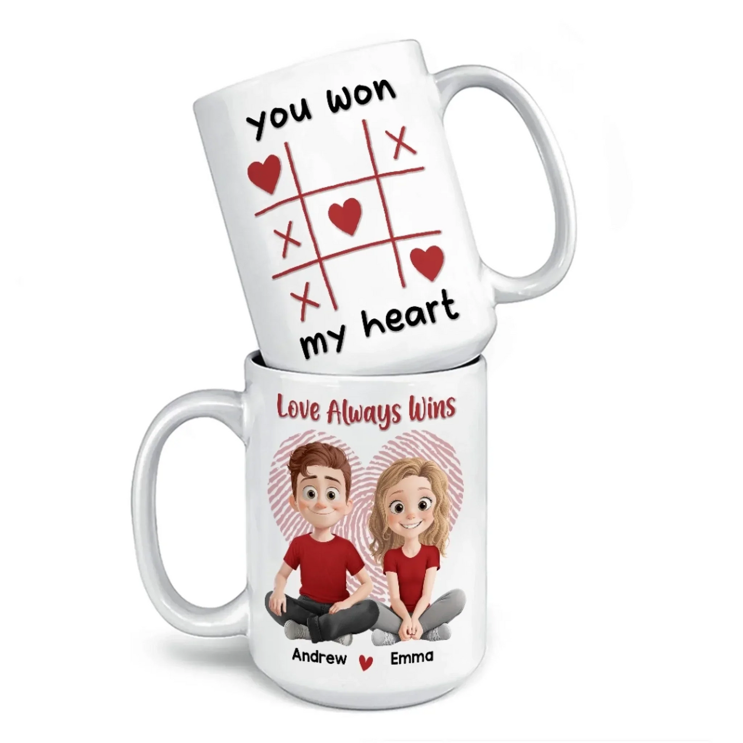 Custom Mug - Personalized Anniversary Wedding Gifts For Husband And Wife, Him And Her - My Happily Ever After
