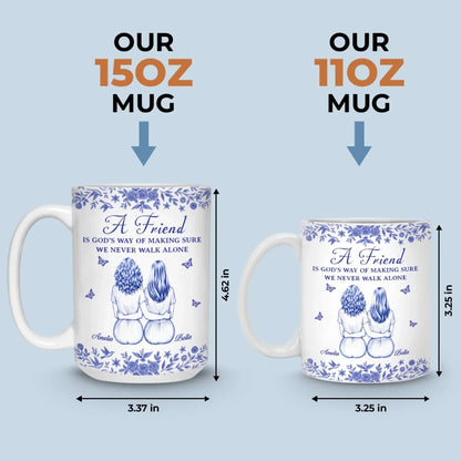 Custom Mug - Personalized Best Friend Birthday Gifts For Women - Besties For The Resties