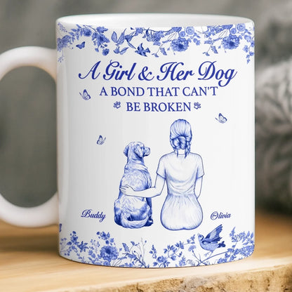 Custom Mug - Personalized Birthday Gifts For Dog Lovers, Dog Dad And Mom - Living The Pup Life