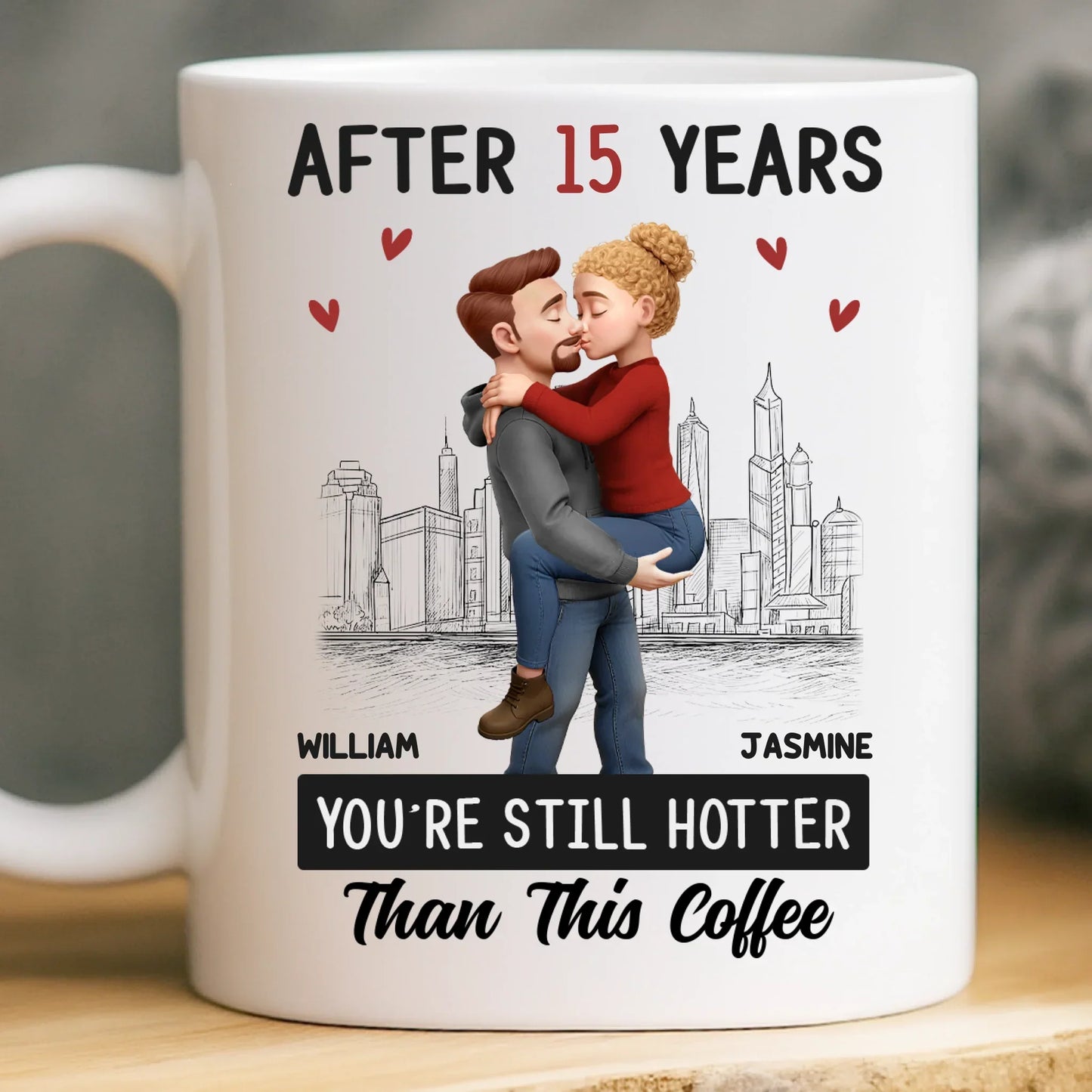Custom Mug - Personalized Anniversary Wedding Gifts For Husband And Wife, Him And Her - You're My Forever Brew