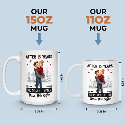 Custom Mug - Personalized Anniversary Wedding Gifts For Husband And Wife, Him And Her - You're My Forever Brew