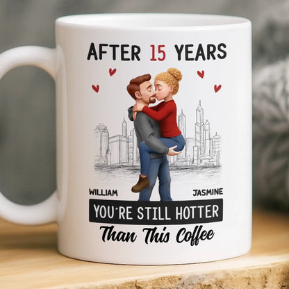 Custom Mug - Personalized Anniversary Wedding Gifts For Husband And Wife, Him And Her - You're My Forever Brew
