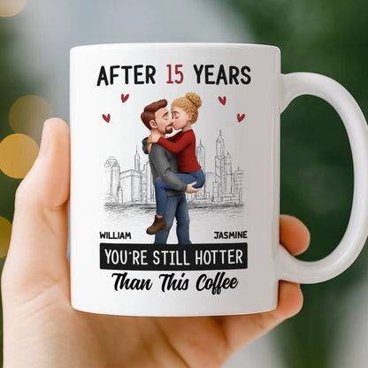 Custom Mug - Personalized Anniversary Wedding Gifts For Husband And Wife, Him And Her - You're My Forever Brew