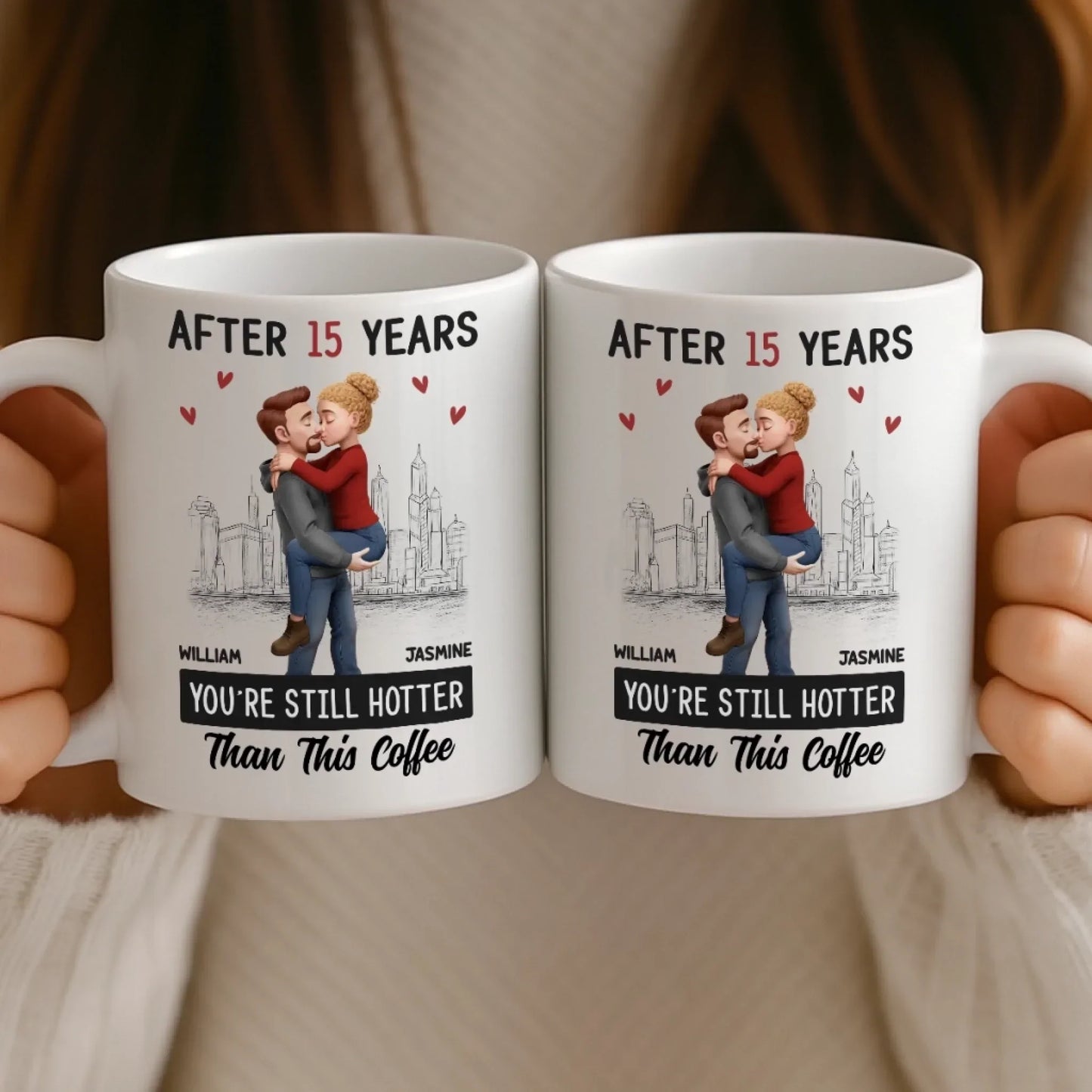 Custom Mug - Personalized Anniversary Wedding Gifts For Husband And Wife, Him And Her - You're My Forever Brew