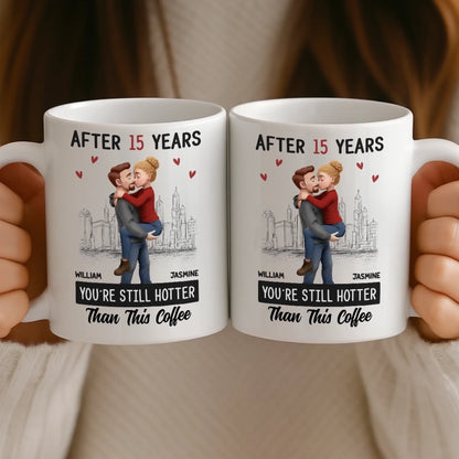 Custom Mug - Personalized Anniversary Wedding Gifts For Husband And Wife, Him And Her - You're My Forever Brew